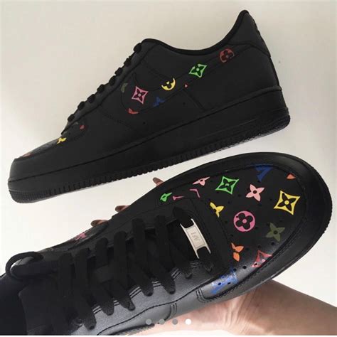 rainbow louis vuitton air force 1